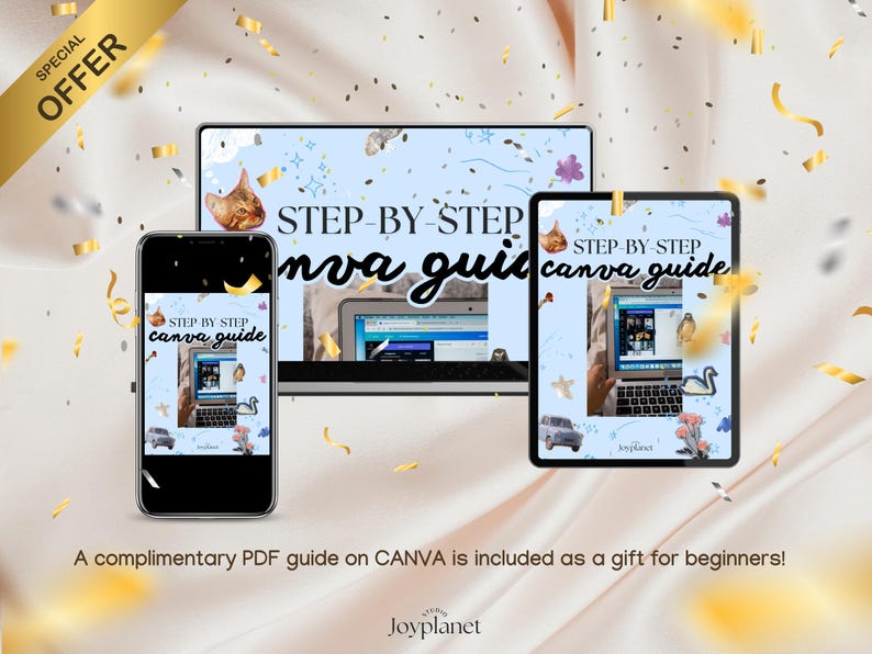 Digital wedding invitation template, perfect for Canva