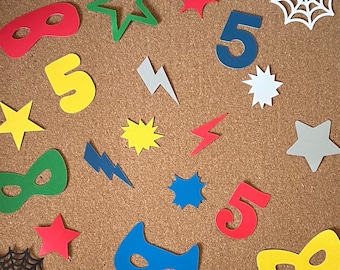Confetti: Superhero themed party confetti