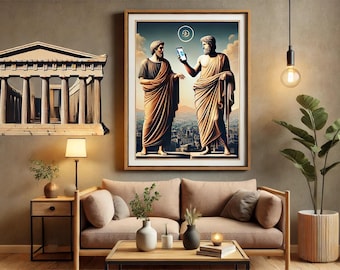Ancient Greece Vintage printable Wall Art - Digital Download