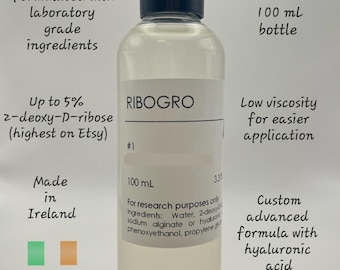 Formulazione di gel per capelli con zucchero desossiribosio (2-desossi-D-ribosio, 2dDR)