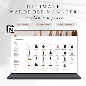 Notion Template Wardrobe Manager