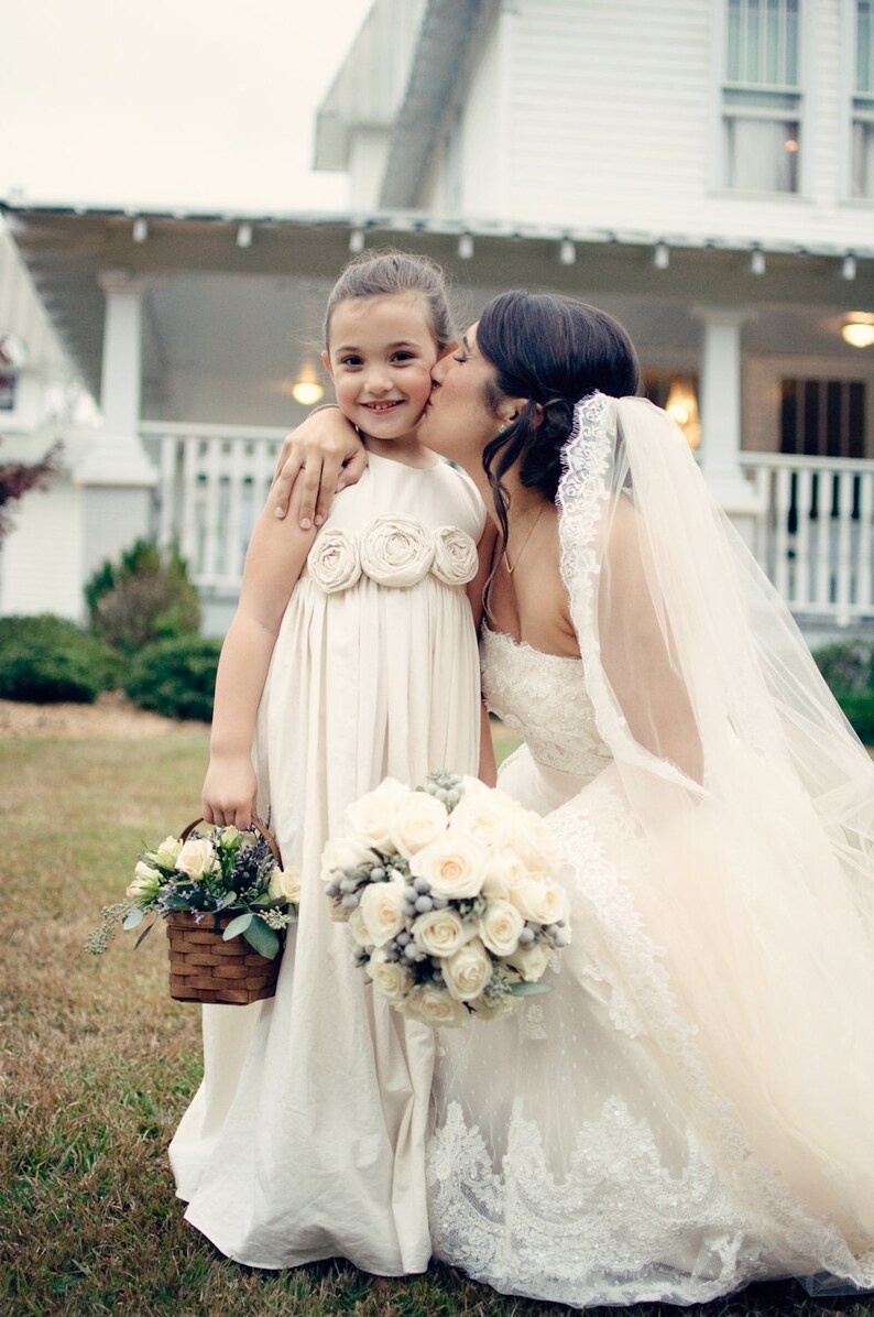Rustic Wedding Flower Girl Dress