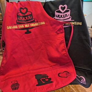 valentines day apron