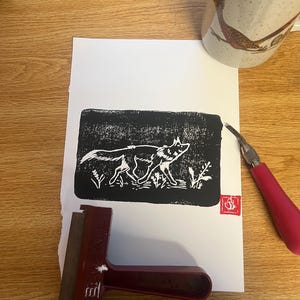 More Linoleum Prints!