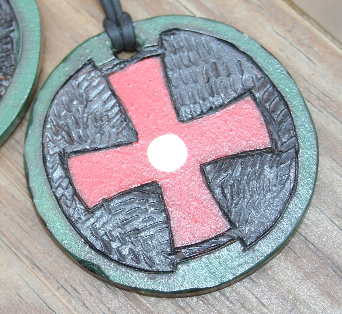 Ted Dekker, ONE Circle Trilogy Necklace Replica, Black, Red, White and