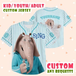 Camiseta personalizada de la película Sing, nueva versión 2025, regalo para los amantes de Sing (13625LN68)