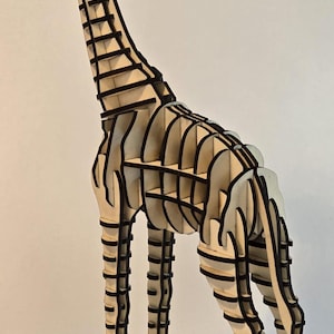 3D Wooden Giraffe Puzzle