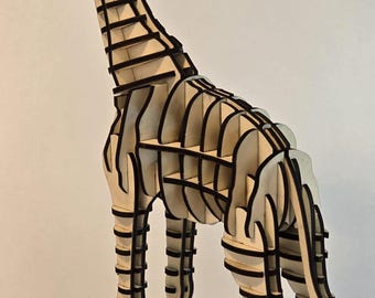 3D Holzpuzzle Giraffe