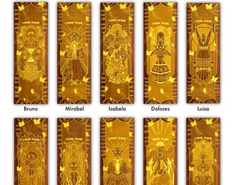 Poster per porta Encanto PERSONALIZZATO Decorazione per feste compleanno bambini insegnante ritorno a scuola Mirabel Isabela Bruno cartello dolcetto o scherzetto Halloween personalizzato