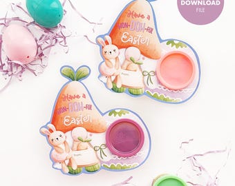 Knetmasse Ostern Geschenkanhänger - Ausdruckbare Handout für das Klassenzimmer (Digitaler Download)