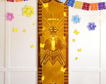 ABUELA Encanto Door Poster Party Decor kids birthday teacher back to school Isabela Dolores Bruno sign fiesta trunk or treat Halloween