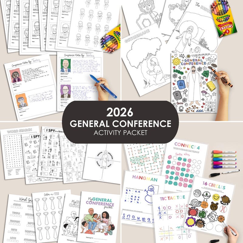 2026 Activity Sheet - Etsy