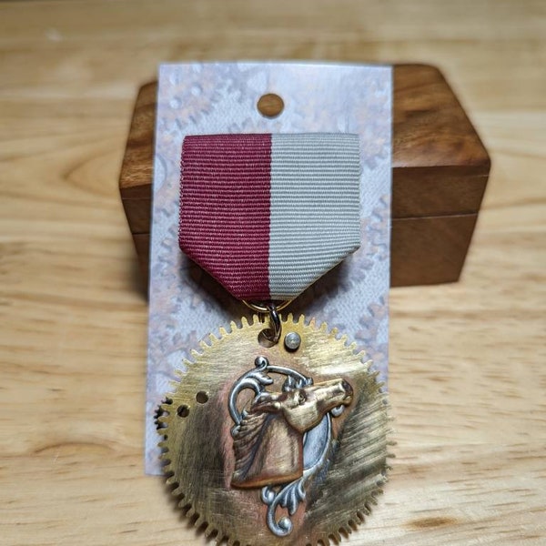 Steampunk Cavalry Medal