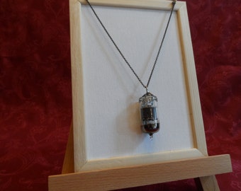 Vacuum Tube Pendant Necklace