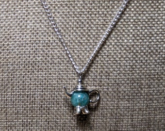 Teapot Necklace *S2* Jade