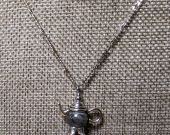 Teapot Necklace *S10* Labradorite