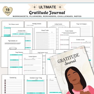 Gratitude Journal: Daily Reflection Notebook (Digital Download)