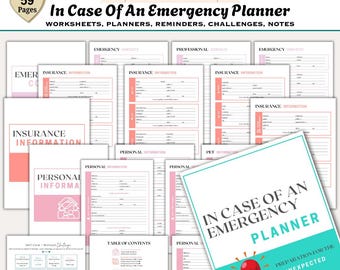 Emergency Binder: Family Preparedness Organizer (Digital Download)