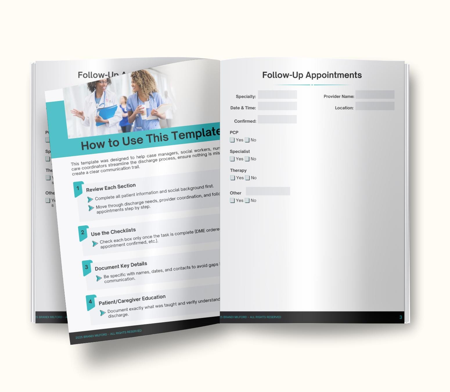 Hospital Discharge Planning Template: Medical PDF Worksheet - Etsy