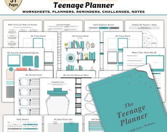 Teen Confidence Planner: Daily Journal for Teens (Digital Download)