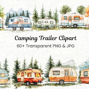 Camping Trailer Clipart |Editable Let the Adventure Begin Woodland Baby Shower Invitation | Boy Baby Shower Invite Template|Adventure Awaits