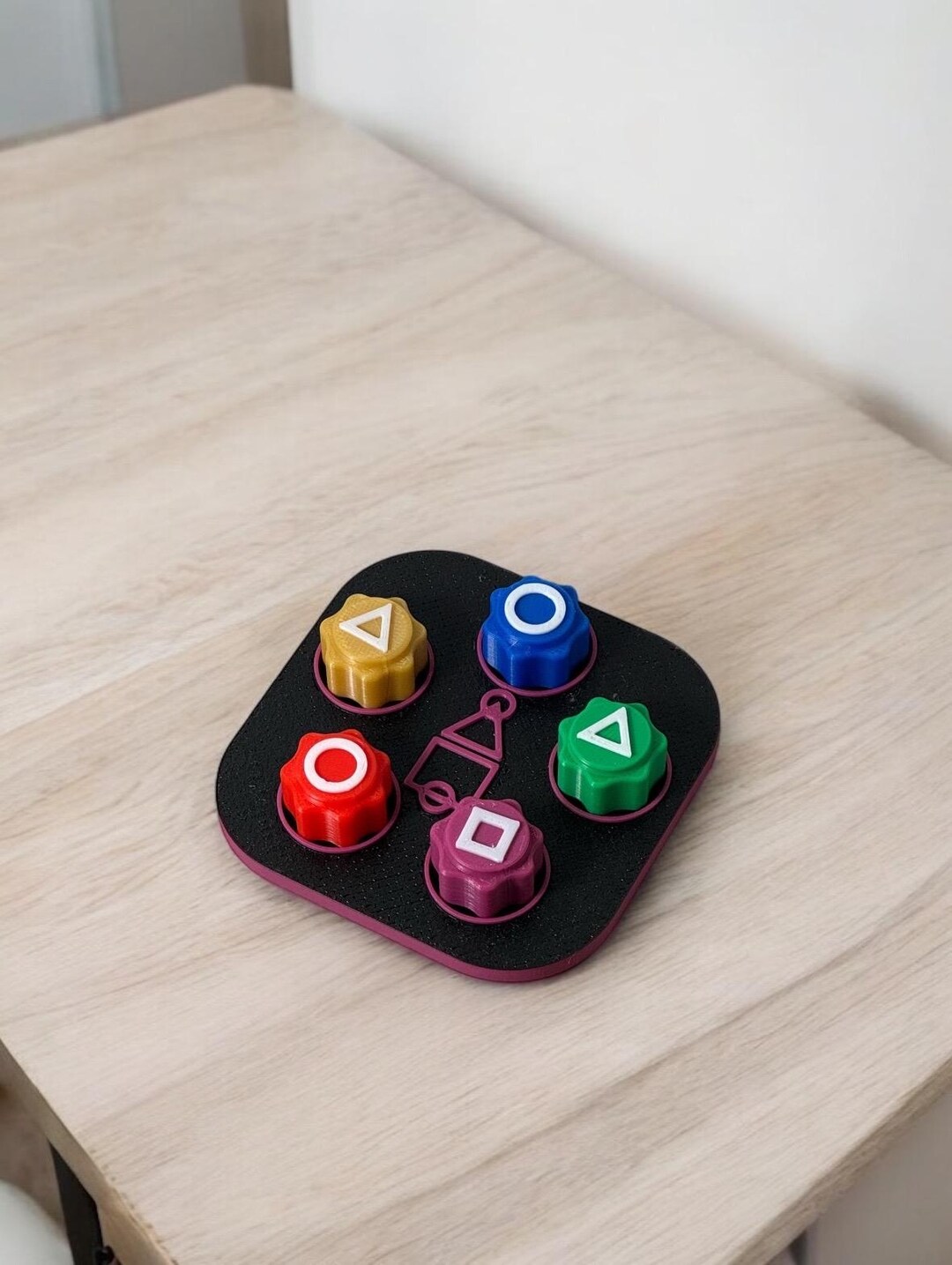 QOMJUFA Jack Stone Pebbles - Jeu Traditionnel Coréen Gonggi - Attraper Des Pierres - Jeu De Société Interactif - Cadeau Enfant