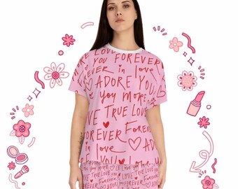 Ensembles de pyjama Love Forever pour la Saint-Valentin, Ensemble de pyjama court pour femme, pyjama de la Saint-Valentin