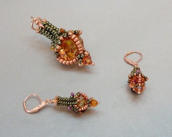 Jeannie (beaded pendant/ earrings)/ PDF file