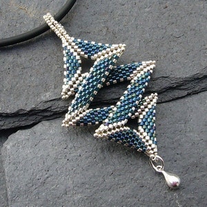 Ziggy beaded pendant/ PDF file image 4