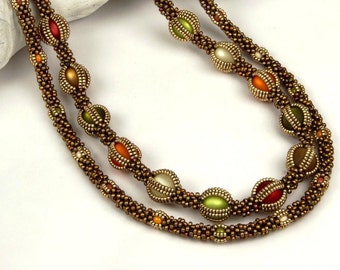 Arancini (beaded necklace)/ PDF file