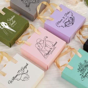 Gepersonaliseerde huwelijkscadeaudozen, op maat gemaakte naamsieradendoosjes, cadeaus voor bruid en bruidegom, huwelijkscadeaus, cadeaus voor bruidsmeisjesfeest, verjaardagscadeaus