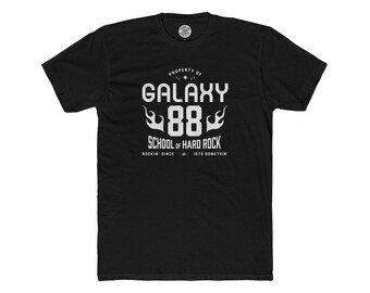 Retro Galaxy School of Hard Rock Crew Tee | MORE YEARS AVAILABLE on request, Rock Band Merchandise, Casual