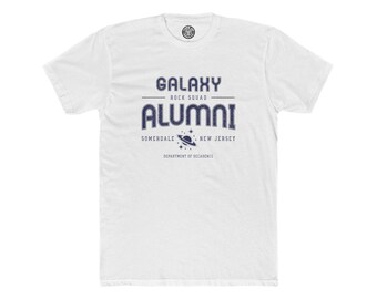 Galaxy Alumni Crew Tee Somerdale NJ loudest legacy lives on in this retro certified rock squad shirt. Rep the iconic rock club in style.