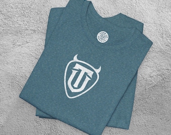 Tune Up Emblem T-Shirt - Official WTYU.ROCKS Gear for Rock Lifers, Loud Lovers & Midnight Listeners. Rep the New Sound of Classic Rock