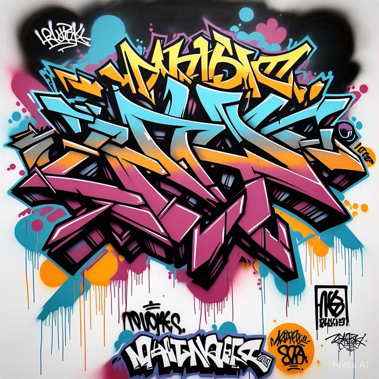 350 + Graffiti Street Art Style Designs in Bold, Edgy Graphics ,vibrant ...