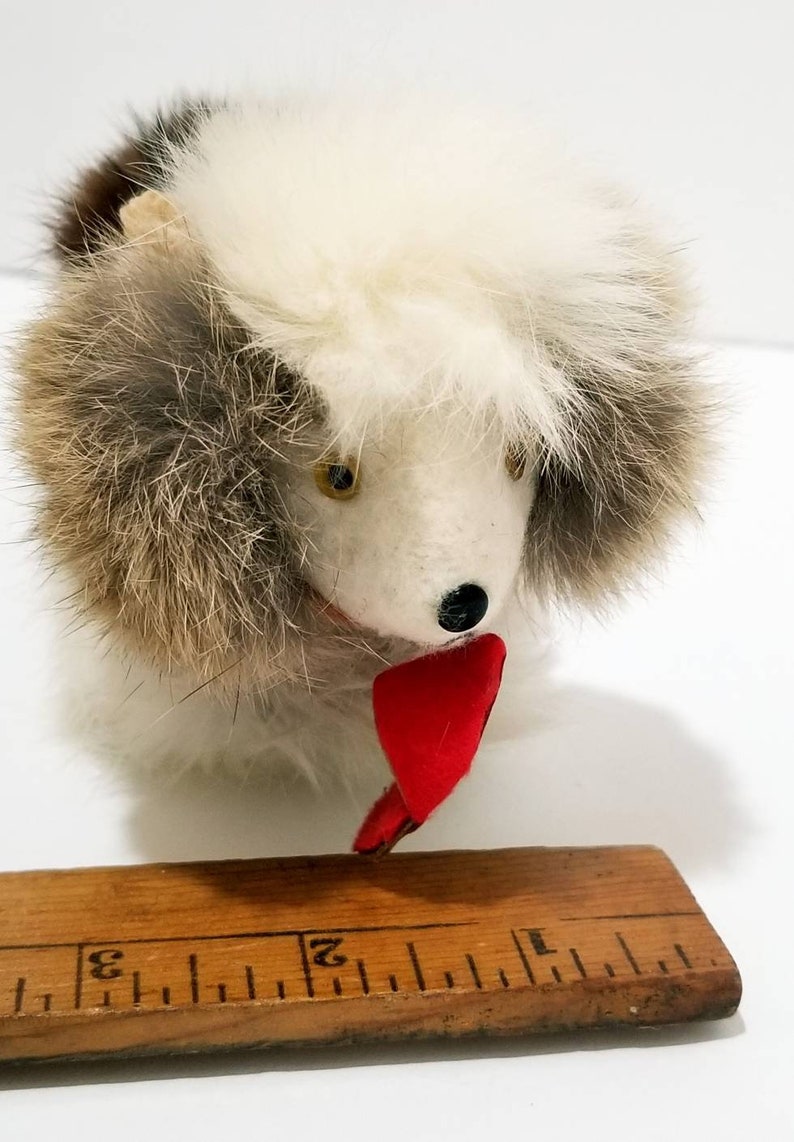 Vintage Wind up Jumping Dog Made in Japan Real Fur Kitsch 50s Etsy