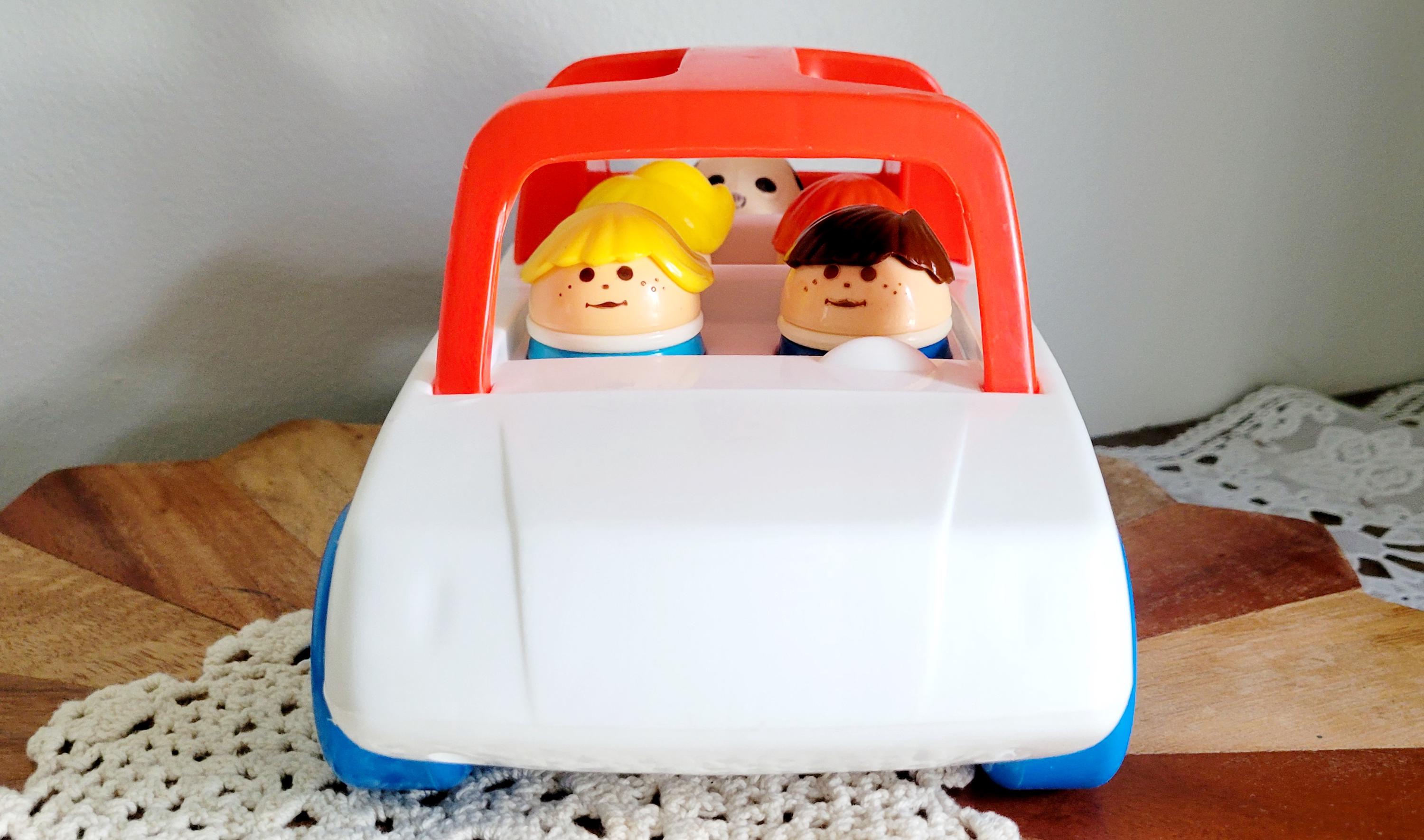 Vintage 1980s Little Tikes Family Car With 4 Toddle Tots & Dog - Etsy
