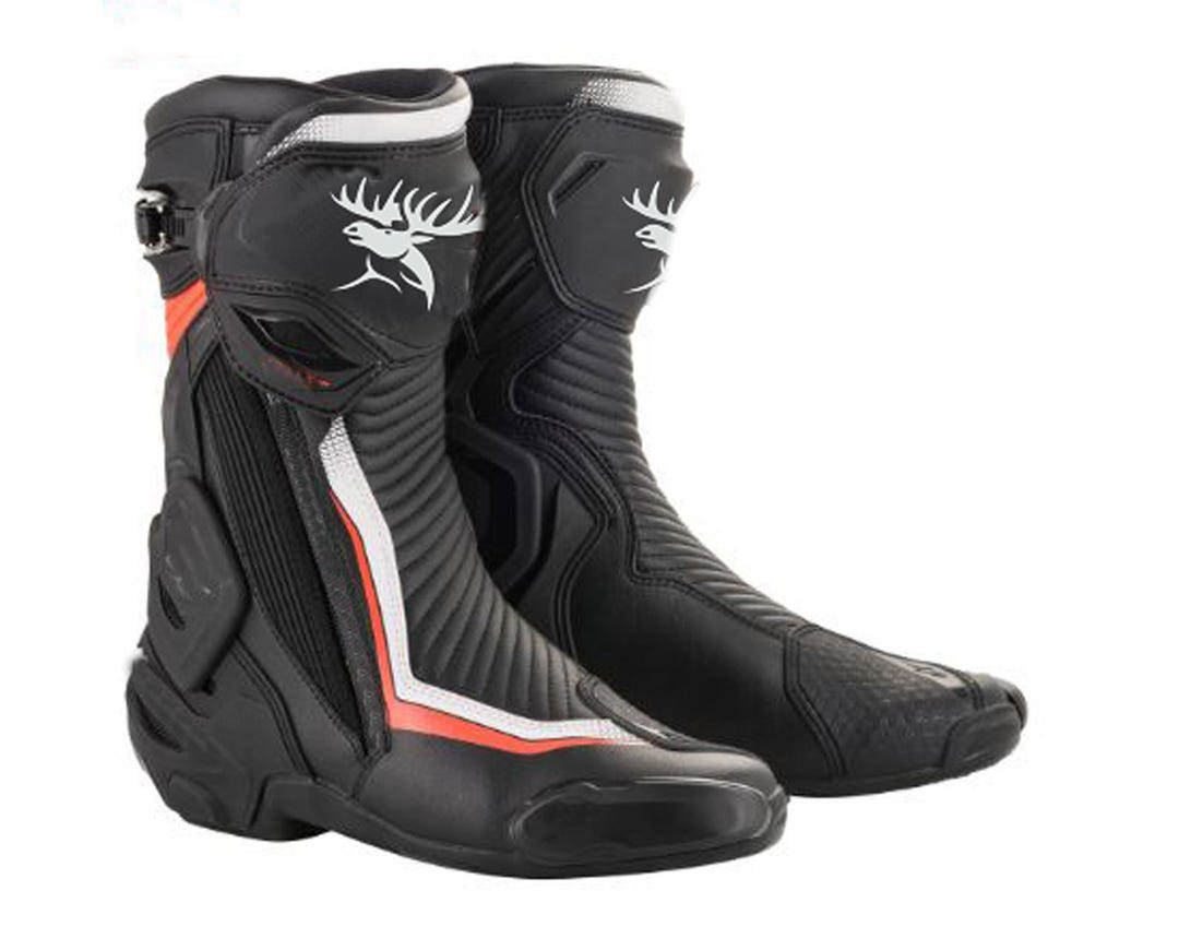Natural Leather Motorcycle Boots