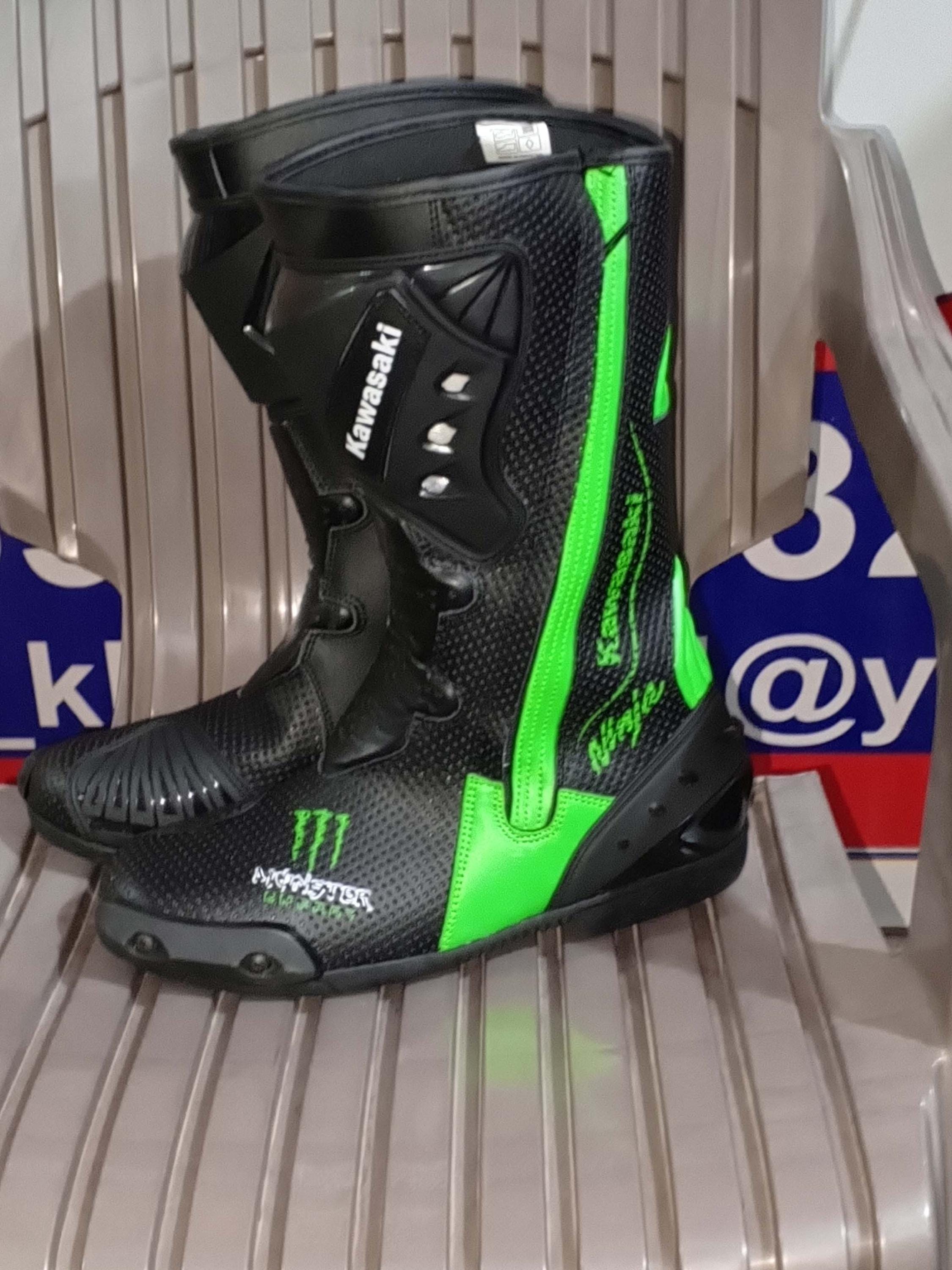 Kawasaki Tivoli Bottes de moto Noir Taille 45