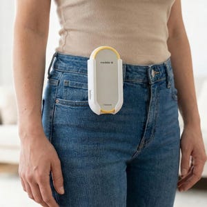 Supporto a mani libere Medela Freestyle con clip da cintura - Protezione schermo - Clip per tiralatte