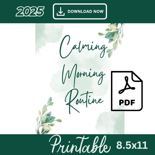Calming Morning Routine | Self Improvement | Mental Health | Morning ...