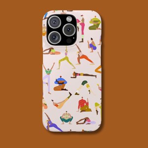 Yoga Pose Snap Case, Yoga Phone Case, Trendy Phone Cover, Gifts for Yoga Lovers, Fitness Accessories, Eco-Friendly