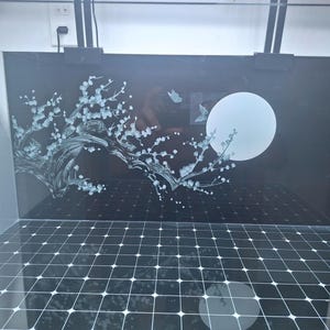 Polyester Fish Tank Background: Waterproof Aquarium Wallpaper