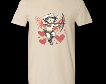 Cowboy Cupid T-Shirt, Western Valentine's Day Tee