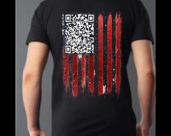 Trump QR code tshirt