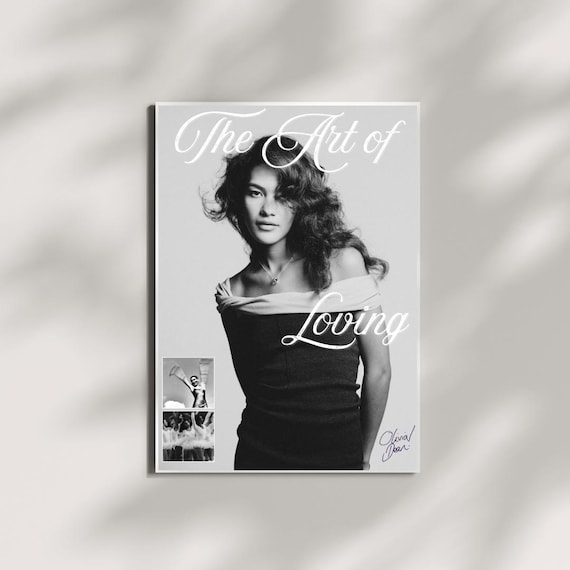 Olivia Dean the Art of Loving Poster, Digital Print, Olivia Dean