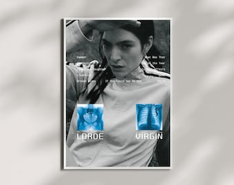 Lorde Virgin Album Poster: Vintage Music Wall Art - Etsy