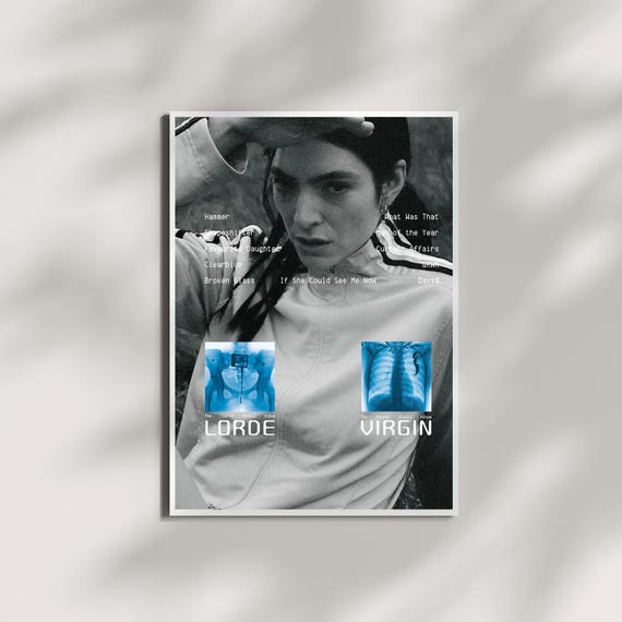 Lorde Virgin Album Poster: Vintage Music Wall Art - Etsy Canada