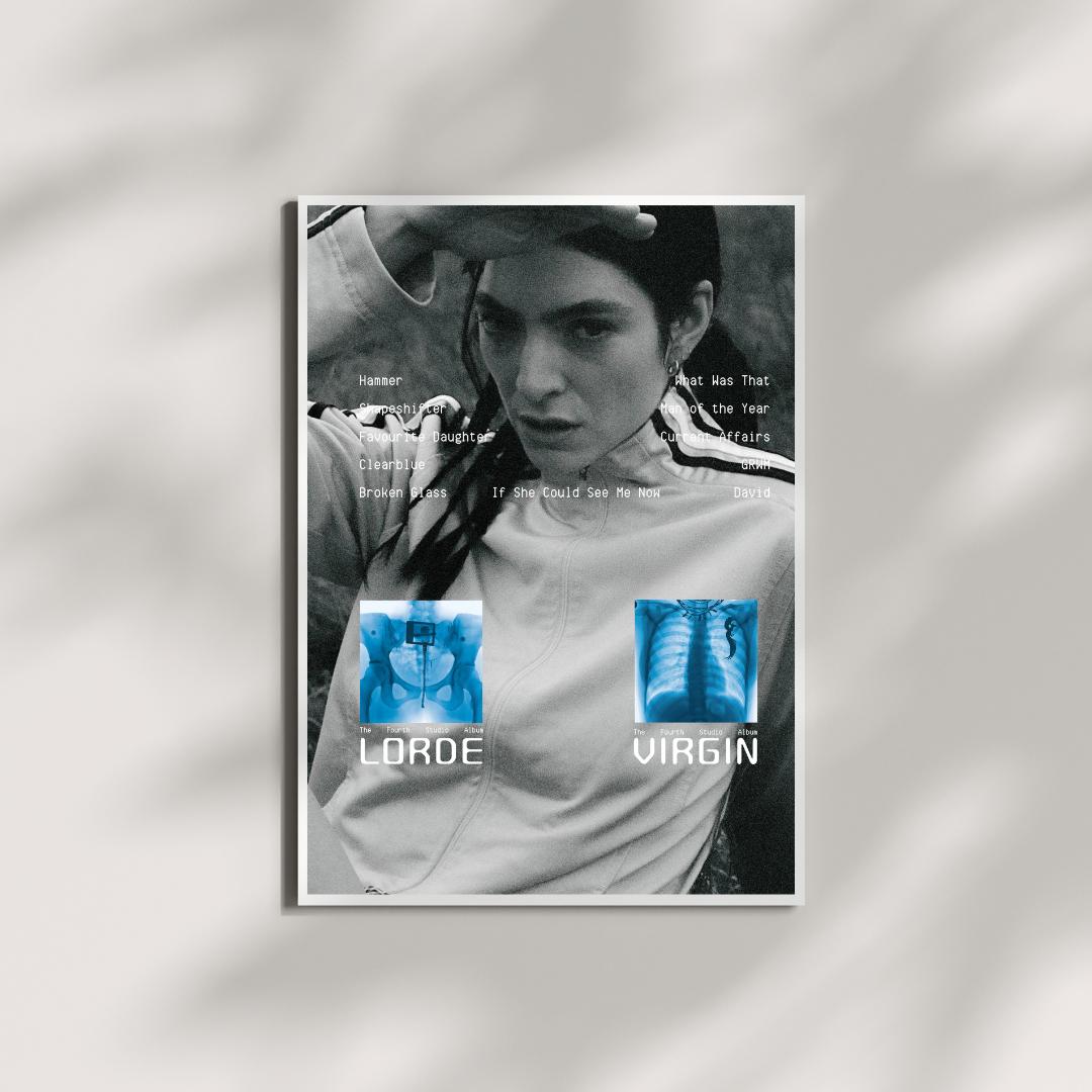 Lorde Virgin Album Poster: Vintage Music Wall Art - Etsy