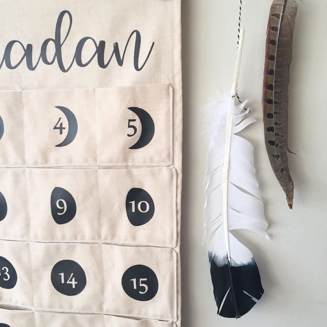 Lunar Ramadan Pocket Calendar Sand MADE TO ORDER Etsy